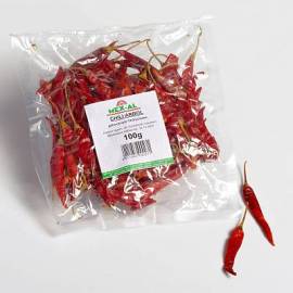 Chile Arbol secco / getrocknete Chile Arbol Beutel 100 g - Bild vergr��ern 