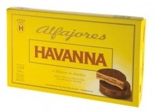 Alfajores Havanna dulce de leche typisch argentinische Geb�ckspezialit�t Schokoladen glasur, 6 St�ck