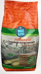 Masa Harina de ma�z azul nixtamalizado / Maismehl aus blauem Mais gmo-frei Packung 1 kg